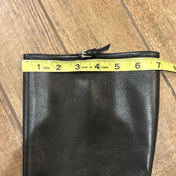 Banana Republic genuine leather black stiletto boots. - Picture 9 of 9